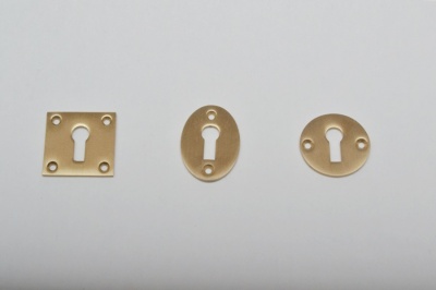 Solid Brass Box Escutcheons